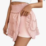 Yoga Clothes 100 Folding Skirt Women High-Waist Sports Short Skirt Dry Outdoor Anti-Walking Tennis