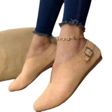 Summer New Women's Shoes Flat Tip Casual Single Shoes Low Help Shoes Size
