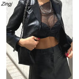 Sexy See Through Mesh Women T-shirt Black Long Sleeve One Shoulder T-shirts Female Autumn Skinny Fashion Party