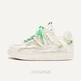Shoes Destruction Aesthetic Series Of National Tide Leisure Youth Trend Anti-Slip Wear-Resistant High And Low Gangs Shoes Men's