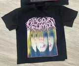 Street Demon Skull Tide Brand New Printed T-Shirt Gothic High Street T-Shirt Round