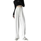 Zingj Autumn Dress New High Waist Loose Hanging Feeling Straight Pants Show Thin Pants Drop Feeling Suit Pants Ins Floor Pants