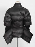 Feel Waist Tie Thick Cotton Suit 2025 Winter New Fashion Long High-End Style