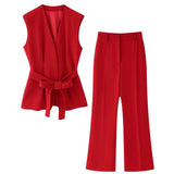 Women's Women's Belt Vest Horn