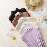 Zingj Screen Gauze Candy Color Perspective Sunscreen Clothing 2024 Summer New Apple Green Thin Long-Sleeved T-Shirt Jacket