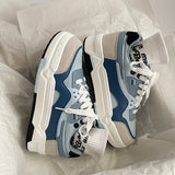 Skater Girl Patchwork Sneakers-Outfit