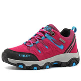 Men's And Women's Shoes Hiking Shoes Autumn And Winter Low Outdoor Hiking Cross-Country Shoes Wear-Resistant And Slippery Large-Size Tourism