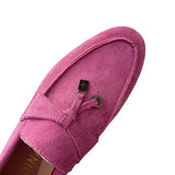 Summer New Sweet Women's Flat Shoes Bean Shoes Autumn Lazy Solid Color Round Head Single Shoes Women 42 Large