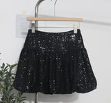 Style Glide Half-Dress Lumbar Buds Small Black Dress Anti-Light A Word Umbrella Skirt