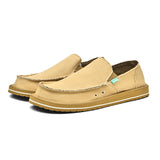 New Breathable Casual Cloth Shoes Handsome Men's Canvas Shoes Burst A Foot Lazy Man's Feet Fisherman
