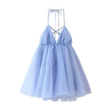 Women's Summer New French Holiday Windy V-Necked Sling