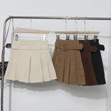 Wicked Skirt Autumn And Winter New High-Waisted 100-Fold Skirt Anti-Light A Word Umbrella Skirt