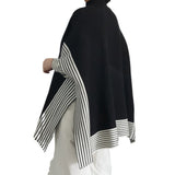 Knitted Shawl Thicken Sweater In Autumn/Winter 2025 To Keep Warm Wool Mantle Japanese And Korean Temperament Coat