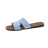 Retro Birkens Slippers Women Wear 2025 Summer H-Type Drag Leisure Flat Cool Slippers Beach