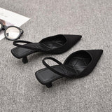Tip High Heels 2025 New Summer Shallow Mouth Bao Head Women's Shoes Comfortable Fairy With