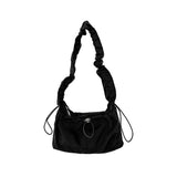 Ribbon Shirring String Shoulder BagOutfit