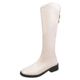 Cowboy Boots Children But Knee Boots Autumn And Winter New Thin Long-Term Martin Boots High Boots Knight