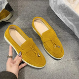 New Small Fashion Leisure Flat Base Lazy One Foot Comfortable Soft Soft-Sided White Shoes