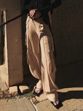 Sexy V Waist Simple Loose Comfortable Trousers Slimming Casual Small
