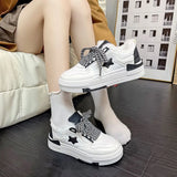 Winter New Velvet Explosion Of Women's Chic Shoes With Sports Board Shoes Thick-Soled Small White Shoes
