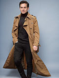 Men's Spring And Autumn Long Belt Men's Wind Coat Fashion Daily Casual Coat