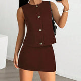 New Temperament Commuting Folded Short-Legged Suit Jumpsuit Trousers Women's