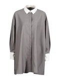 Lazy Commuting Top 2025 Autumn New Bumpy Straight Barrel Loose Thin Long Coat