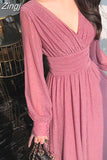 Sexy Maxi Dresses for Women Party Sequin Midi Dress Female Casual Chiffon Slim Korean Woman Dress Elegant Autumn