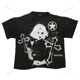 Printing Of Men's T-Shirt Blutosatire Billdog Cotton Oversized