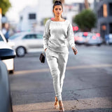 Zingj New Women's Wear Autumn And Winter Urban Leisure Two-Piece