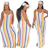 Zingj New Women's Casual Loose Print Cotton Slip