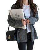 Korea Autumn Sweater Women's Cardigan Tide 2025 New Women's Fashion Thin V-Neck Knitted