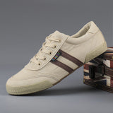 The Autumn Of 2025, The New Men's Low-Help Canvas Shoes Korean Version Of The Classic Student Casual Shoes Flat-Soled With Breathable Board