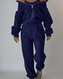 Ebay New Autumn Women's Clothing New Fashion Catch Velvet Sports Leisure Suit