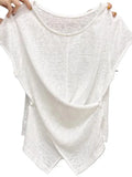 Goods Explosion Short-Sleeved T-Shirt Women 2025 New Summer Thin Luxury High-End Feeling Super Fire Age Reduction Unique